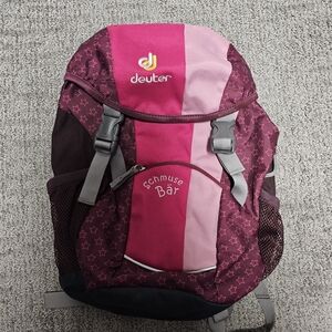 Kid's Deuter Schmuse Bar Pink Hiking Backpack